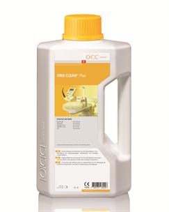 OROCLEAN® Plus  4x2L  3-in-1 Konzentrat mit breitem Wirkspektrum zur Desinfektion, Reinigung und Desodorierung von dentalen Absauganlagen.